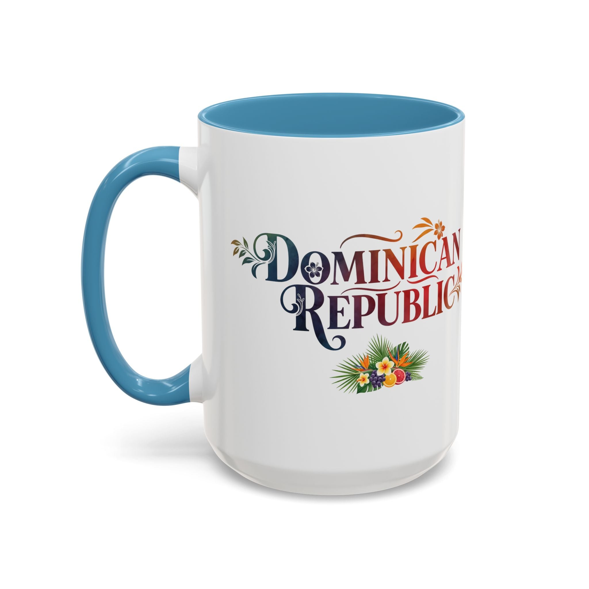 Dominican Republic Accent Coffee Mug, Tropical Theme, Vacation Vibes, Gift for Travelers, Summer Coffee Lover, Unique Drinkware