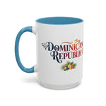 Load image into Gallery viewer, Dominican Republic Accent Coffee Mug, Tropical Theme, Vacation Vibes, Gift for Travelers, Summer Coffee Lover, Unique Drinkware

