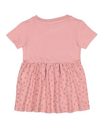 Load image into Gallery viewer, Infant Cotton Fine Jersey Dress ---(Sizes: 6M - 24M) --- Mauvelous / Mauvelous Spot
