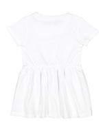 Load image into Gallery viewer, Infant Cotton Fine Jersey Dress ---(Sizes: 6M - 24M) --- White
