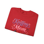 Load image into Gallery viewer, Knitting Mom Sweatshirt — Cute Halloween Knitting Crewneck for Knitters
