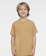 Load image into Gallery viewer, Youth Cotton Fine Jersey T-Shirt -- Latte
