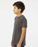 Load image into Gallery viewer, Youth Cotton Fine Jersey T-Shirt -- Charcoal
