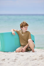Load image into Gallery viewer, Youth Cotton Fine Jersey T-Shirt -- Coyote Brown
