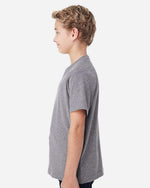Load image into Gallery viewer, Youth Cotton Fine Jersey T-Shirt -- Granite Heather
