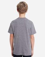 Load image into Gallery viewer, Youth Cotton Fine Jersey T-Shirt -- Granite Heather

