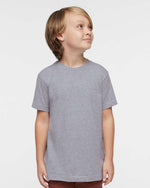 Load image into Gallery viewer, Youth Cotton Fine Jersey T-Shirt -- Heather
