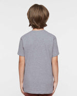 Load image into Gallery viewer, Youth Cotton Fine Jersey T-Shirt -- Heather
