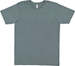 Load image into Gallery viewer, Ice Blackout color, blank youth cotton fine jersey crew neck T-shirt shown from the front on a white background.
