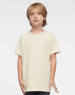 Load image into Gallery viewer, Youth Cotton Fine Jersey T-Shirt -- Natural
