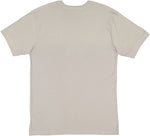 Load image into Gallery viewer, Titanium blank youth cotton fine jersey crew neck T-shirt shown from the back on a white background.
