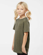 Load image into Gallery viewer, Youth Cotton Fine Jersey T-Shirt -- Vintage Military Green
