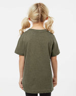 Load image into Gallery viewer, Youth Cotton Fine Jersey T-Shirt -- Vintage Military Green
