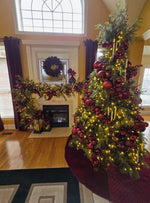 Load image into Gallery viewer, Burgundy --- Ball Ornaments Set --- Assorted Finishes -- Various Sizes by Vickerman®
