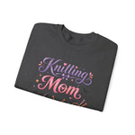 Load image into Gallery viewer, Knitting Mom Sweatshirt — Cute Halloween Knitting Crewneck for Knitters
