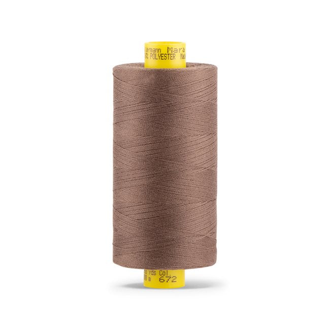 Gütermann Mara 100 -- Color # 672 --- All Purpose, 100% Polyester Sewing Thread -- Tex 30 --- 1,093 yards