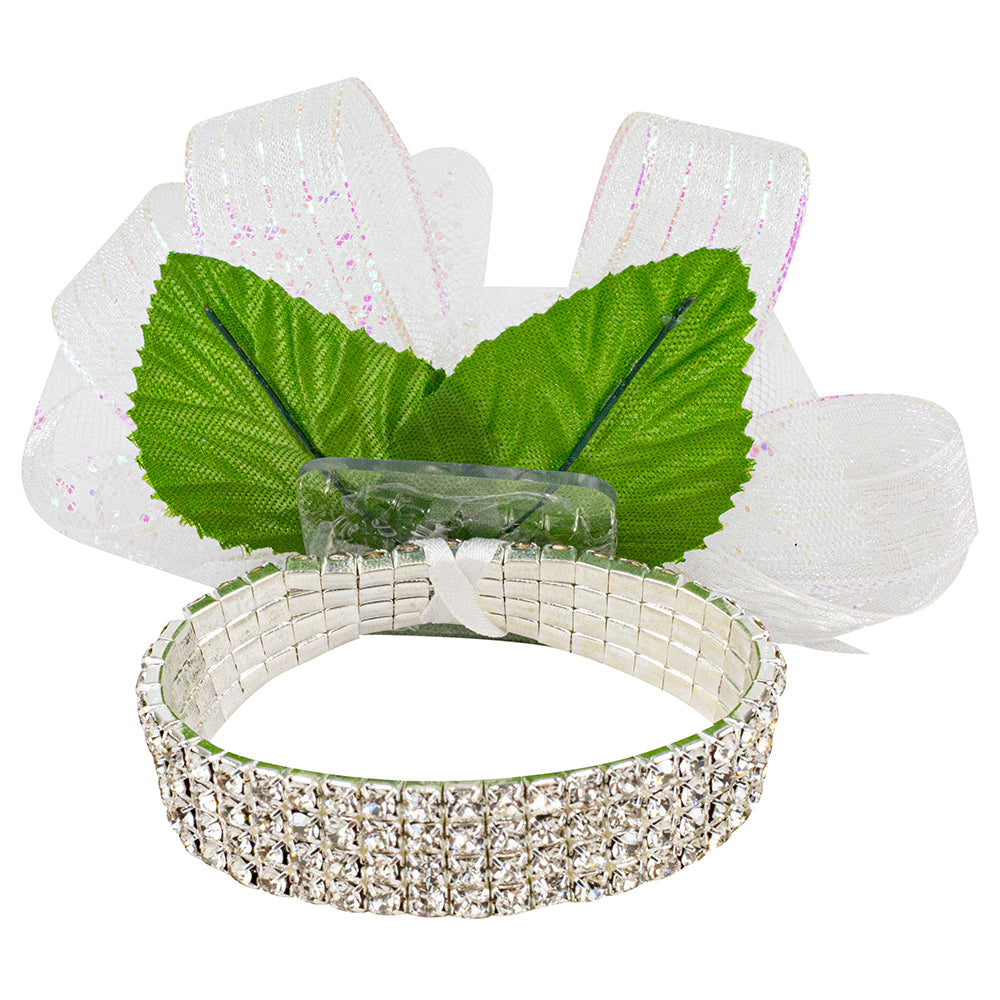 Lady Standard Jewel Candy Premade Corsage Wristlet --- Iridescent