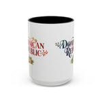 Load image into Gallery viewer, Dominican Republic Accent Coffee Mug, Tropical Theme, Vacation Vibes, Gift for Travelers, Summer Coffee Lover, Unique Drinkware
