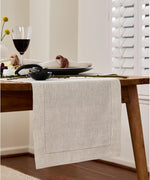 Load image into Gallery viewer, Hemstitched Table Linens (Light Natural Color)
