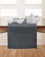 Load image into Gallery viewer, Hemstitched Table Linens (Dark Grey Color)
