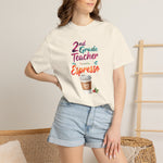 Load image into Gallery viewer, 2nd Grade Teacher Powered by Espresso T-Shirt
