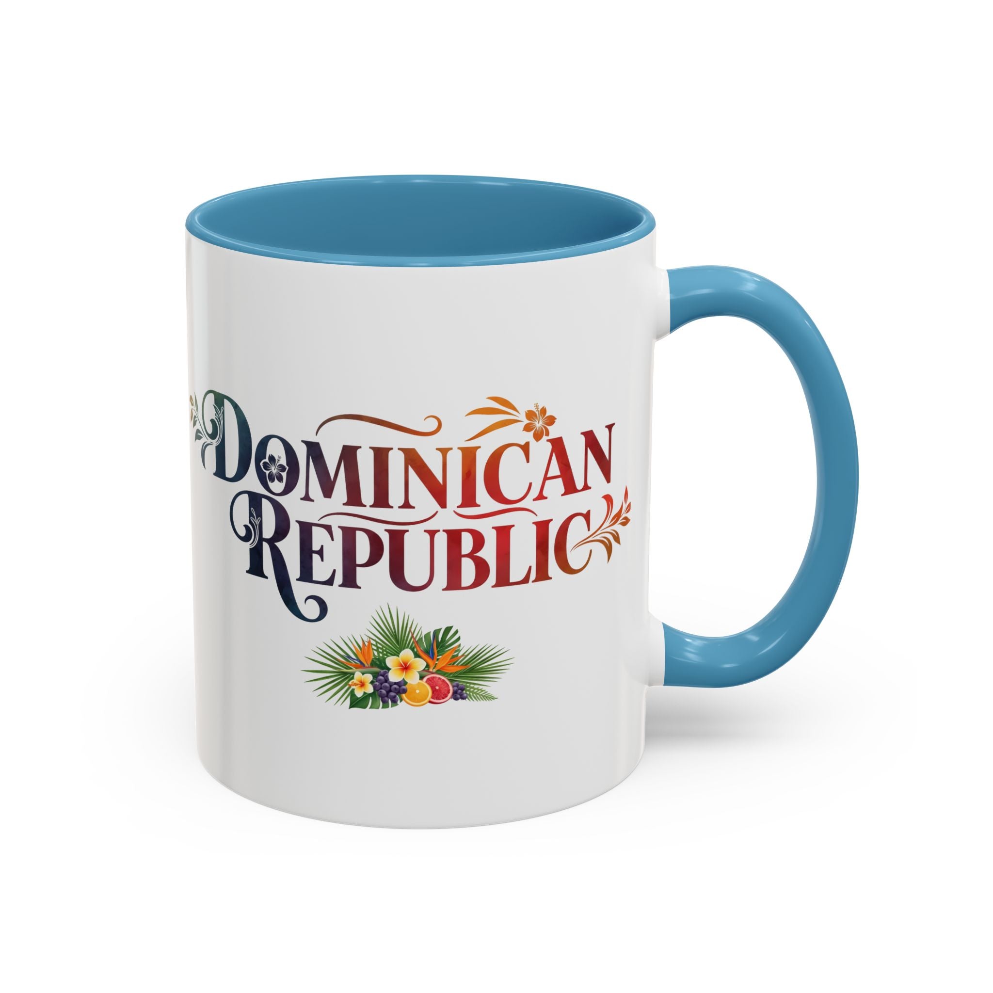 Dominican Republic Accent Coffee Mug, Tropical Theme, Vacation Vibes, Gift for Travelers, Summer Coffee Lover, Unique Drinkware
