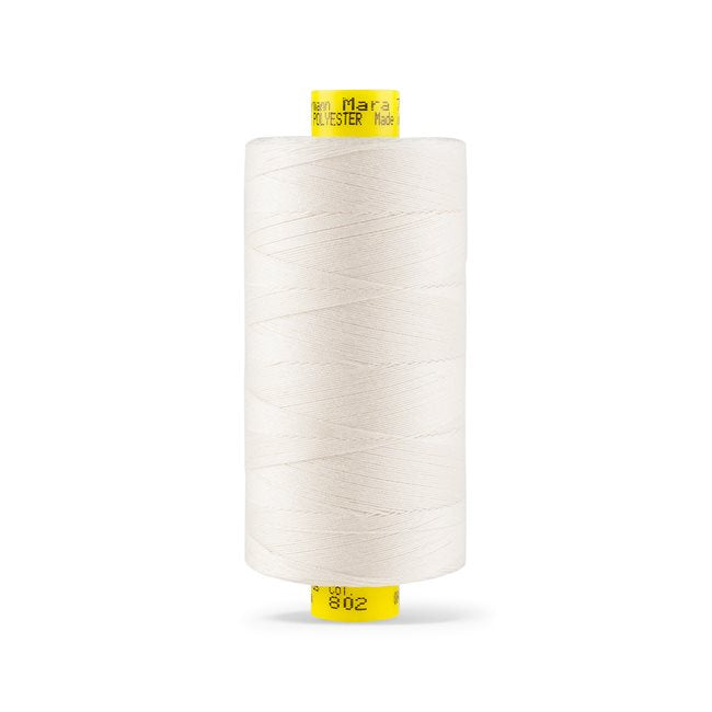 Gütermann Mara 70 -- Color # 802 --- All Purpose, 100% Polyester Sewing Thread -- Tex 40 --- 765 yards