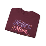 Load image into Gallery viewer, Knitting Mom Sweatshirt — Cute Halloween Knitting Crewneck for Knitters
