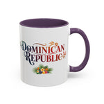 Load image into Gallery viewer, Dominican Republic Accent Coffee Mug, Tropical Theme, Vacation Vibes, Gift for Travelers, Summer Coffee Lover, Unique Drinkware
