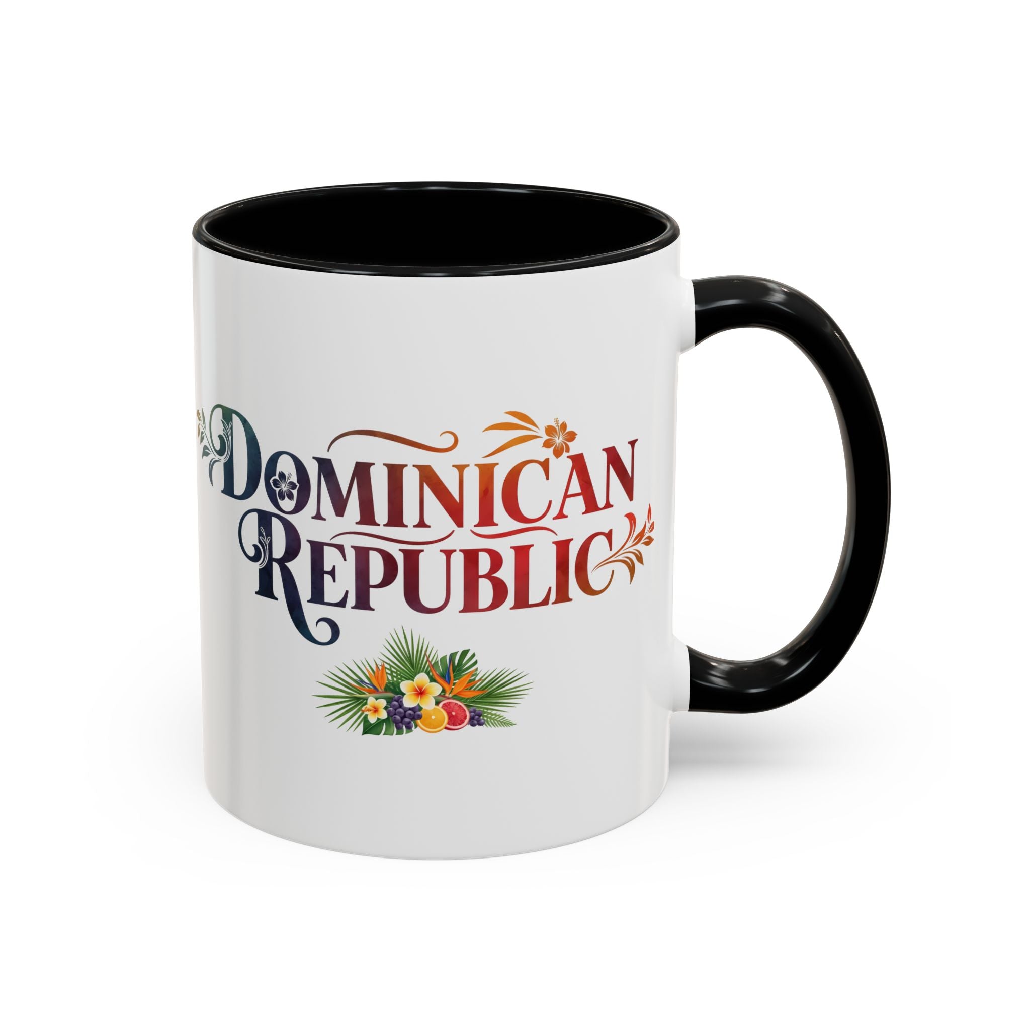 Dominican Republic Accent Coffee Mug, Tropical Theme, Vacation Vibes, Gift for Travelers, Summer Coffee Lover, Unique Drinkware