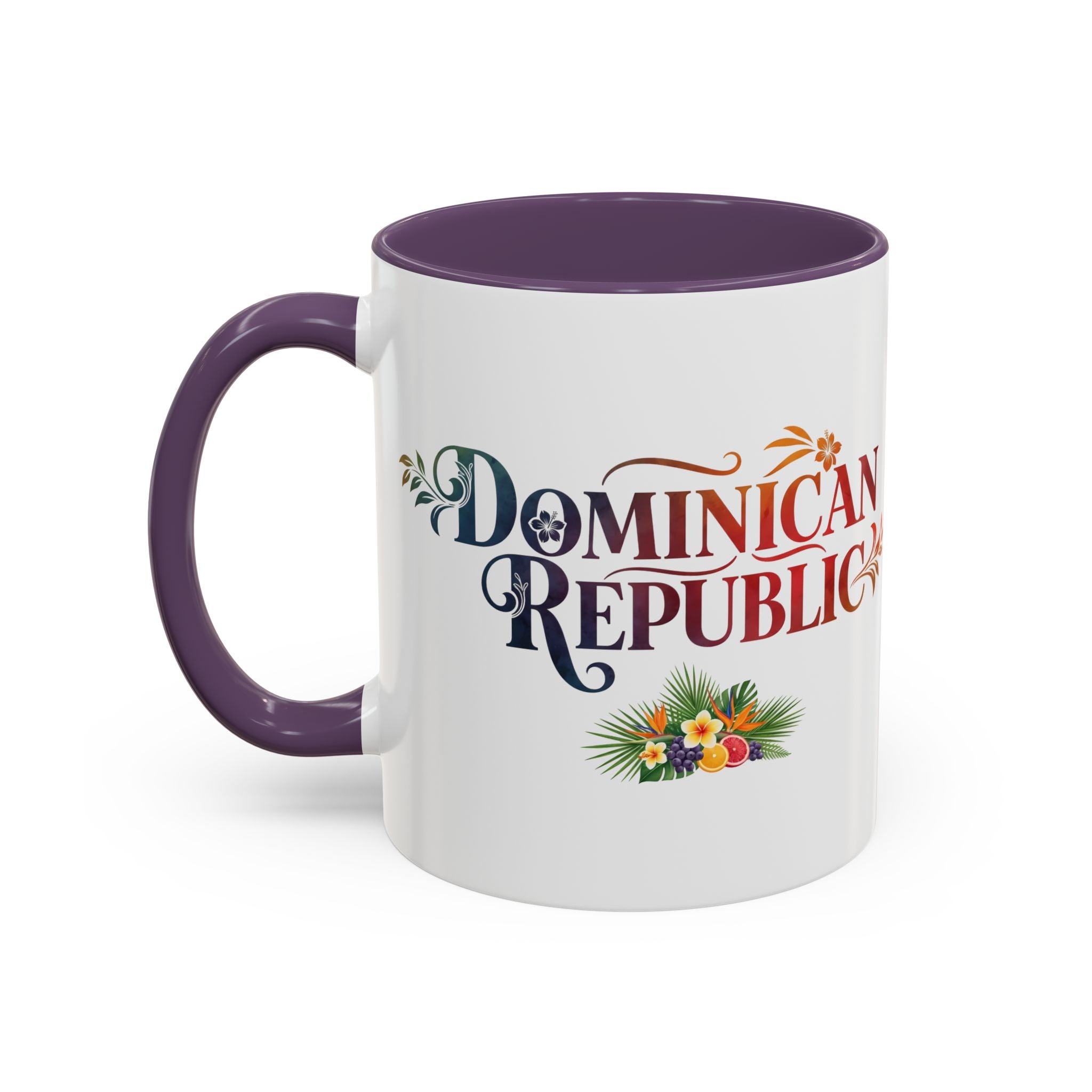 Dominican Republic Accent Coffee Mug, Tropical Theme, Vacation Vibes, Gift for Travelers, Summer Coffee Lover, Unique Drinkware