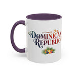 Load image into Gallery viewer, Dominican Republic Accent Coffee Mug, Tropical Theme, Vacation Vibes, Gift for Travelers, Summer Coffee Lover, Unique Drinkware
