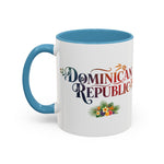 Load image into Gallery viewer, Dominican Republic Accent Coffee Mug, Tropical Theme, Vacation Vibes, Gift for Travelers, Summer Coffee Lover, Unique Drinkware
