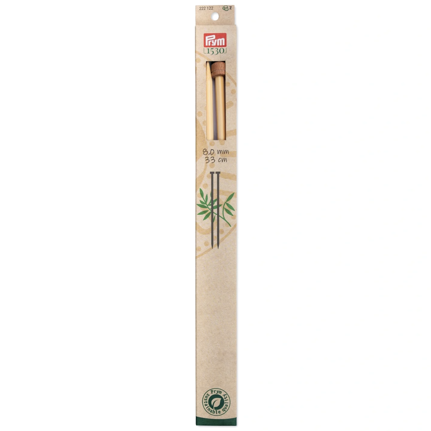 13" --- Single Point --- Bamboo Knitting Needles, Various Sizes by Prym®