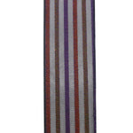 Load image into Gallery viewer, 10 yards --- 2 ½ inch --  Striped Season Sheer Wired Edge Ribbon (with glitter stripes)

