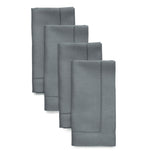 Load image into Gallery viewer, Hemstitched Table Linens (Dark Grey Color)

