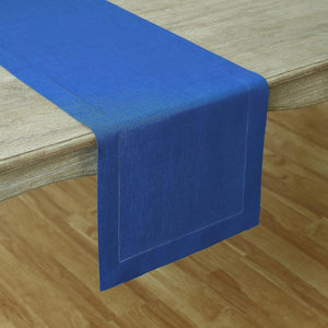 Hemstitched Table Linens (Royal Blue Color)