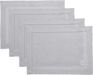 Hemstitched Table Linens (Soft Grey Color)