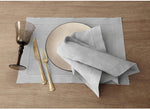 Load image into Gallery viewer, Hemstitched Table Linens (Soft Grey Color)
