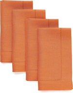 Load image into Gallery viewer, Hemstitched Table Linens (Pumpkin Color)

