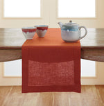 Load image into Gallery viewer, Hemstitched Table Linens (Cinnamon Color)
