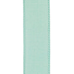 Load image into Gallery viewer, 1 ½ inch x 10 yards --- Every Day Linen Value Wired Edge Ribbon --- Aqua
