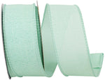 Load image into Gallery viewer, 1 ½ inch x 10 yards --- Every Day Linen Value Wired Edge Ribbon --- Aqua
