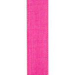 Load image into Gallery viewer, 1 ½ inch x 10 yards --- Every Day Linen Value Wired Edge Ribbon --- Fuchsia
