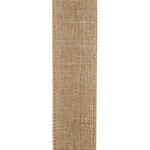 Load image into Gallery viewer, 1 ½ inch x 10 yards --- Every Day Linen Value Wired Edge Ribbon --- Natural
