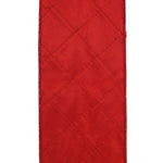 Load image into Gallery viewer, 5 yards --- 4 inch --  Diamond Lattice Trim Overlay Deluxe Wired Edge -- Christmas Ribbon
