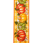 Load image into Gallery viewer, 10 yards --- 2 ½ inch --  Pumpkin Colors Plaid Linen Wired Edge Ribbon
