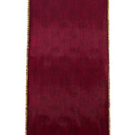 Load image into Gallery viewer, Check Glitter Velvet Deluxe Wired Edge -- Christmas Ribbon --- Various Sizes
