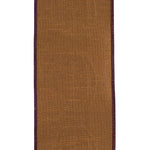 Load image into Gallery viewer, Football Outlines Deluxe Dupioni Wired Edge Ribbon - Brown Color -- 4&quot; x 5 Yards
