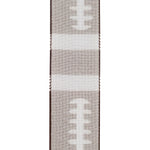 Load image into Gallery viewer, Football Laces Wired Edge Ribbon - Brown Color -- 2.5&quot; x 10 Yards
